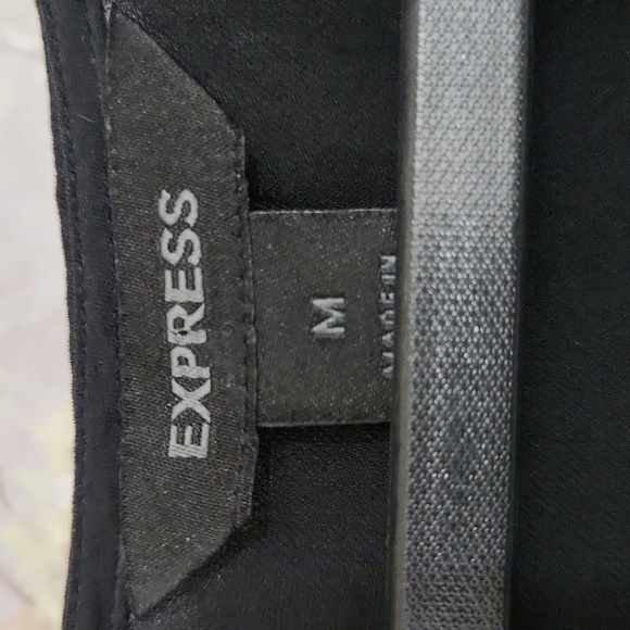 Sexy Y2K 100%Silk Black Waist Defined Size Medium Sexy Flirty Feminine Whimsical - Picture 11 of 12